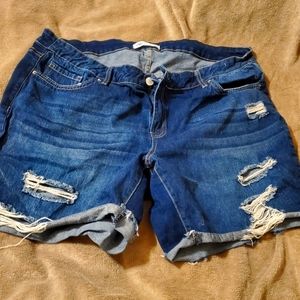 Ymi distressed longer length shorts 20